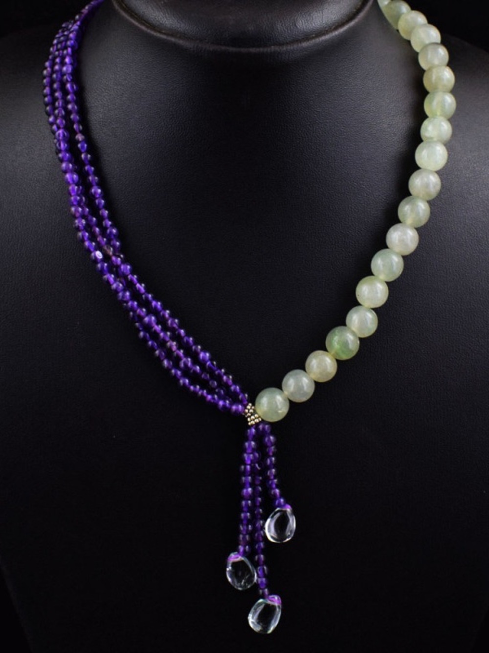 Amethyst and Aventurine Necklace